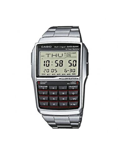 Montre Homme Casio DATABANK CALCULATOR STEEL