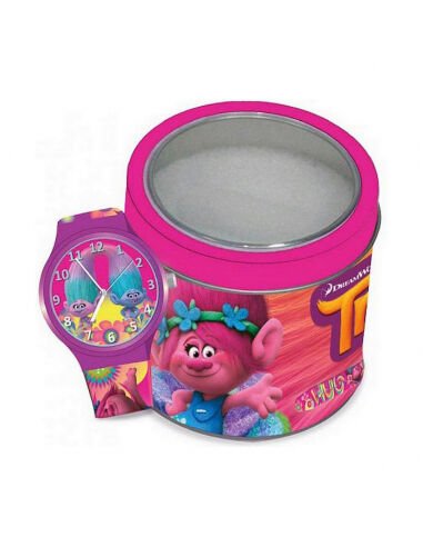 Montre Enfant Cartoon TROLLS - Tin Box